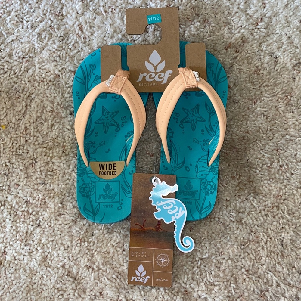 Toddler girls Reef flip flops